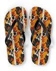 Chic Frenchie Charm Flip Flops