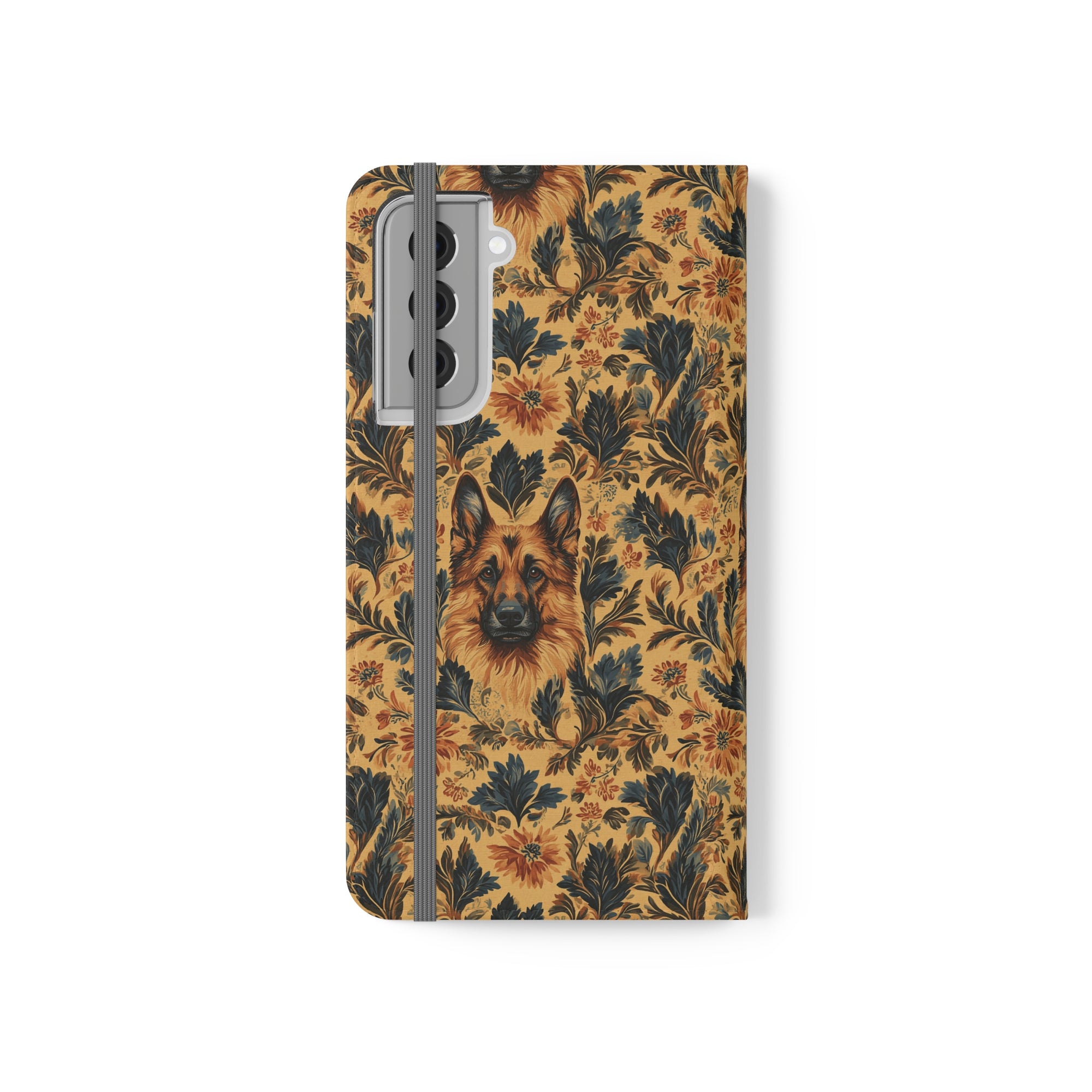 Autumnal German Shepherd Glamour Flip Cases