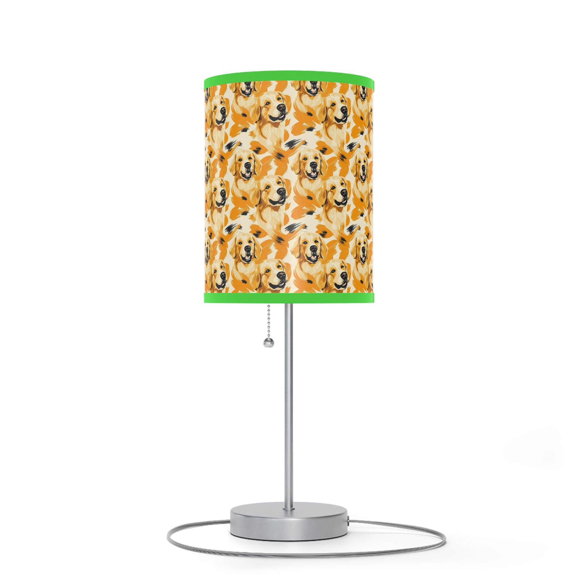 Golden Glitz &#39;n Glamour Woofwear Lamp on a Stand