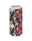 Bulldoggy Bliss Chomper Slim Can Cooler