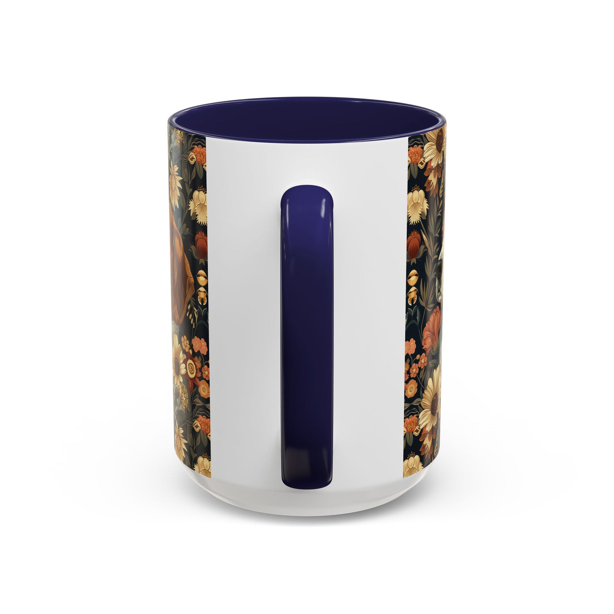 Beagle Blossoms Accent Coffee Mug