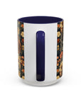 Beagle Blossoms Accent Coffee Mug