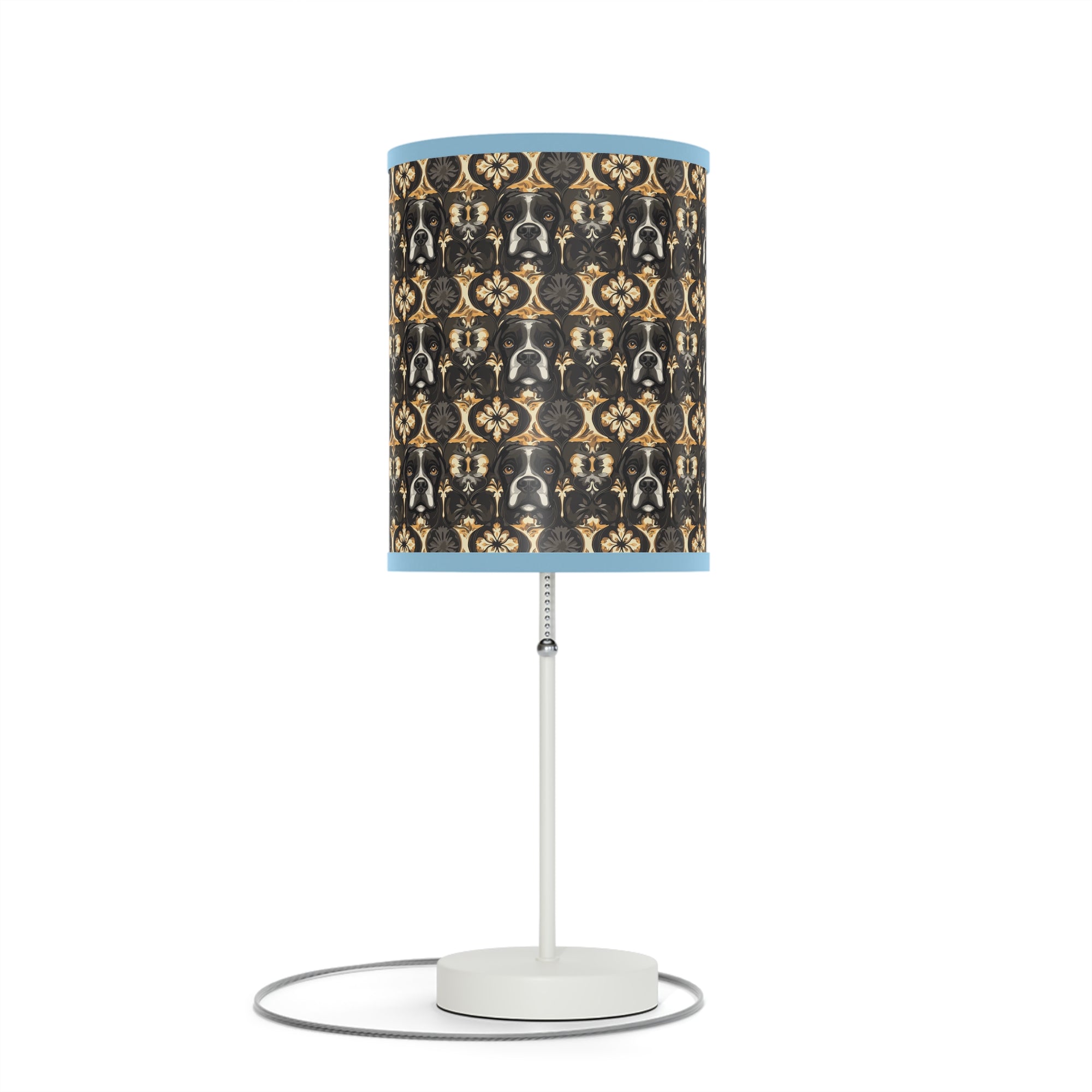 Manor Pup Boxer Royale Lamp on a Stand