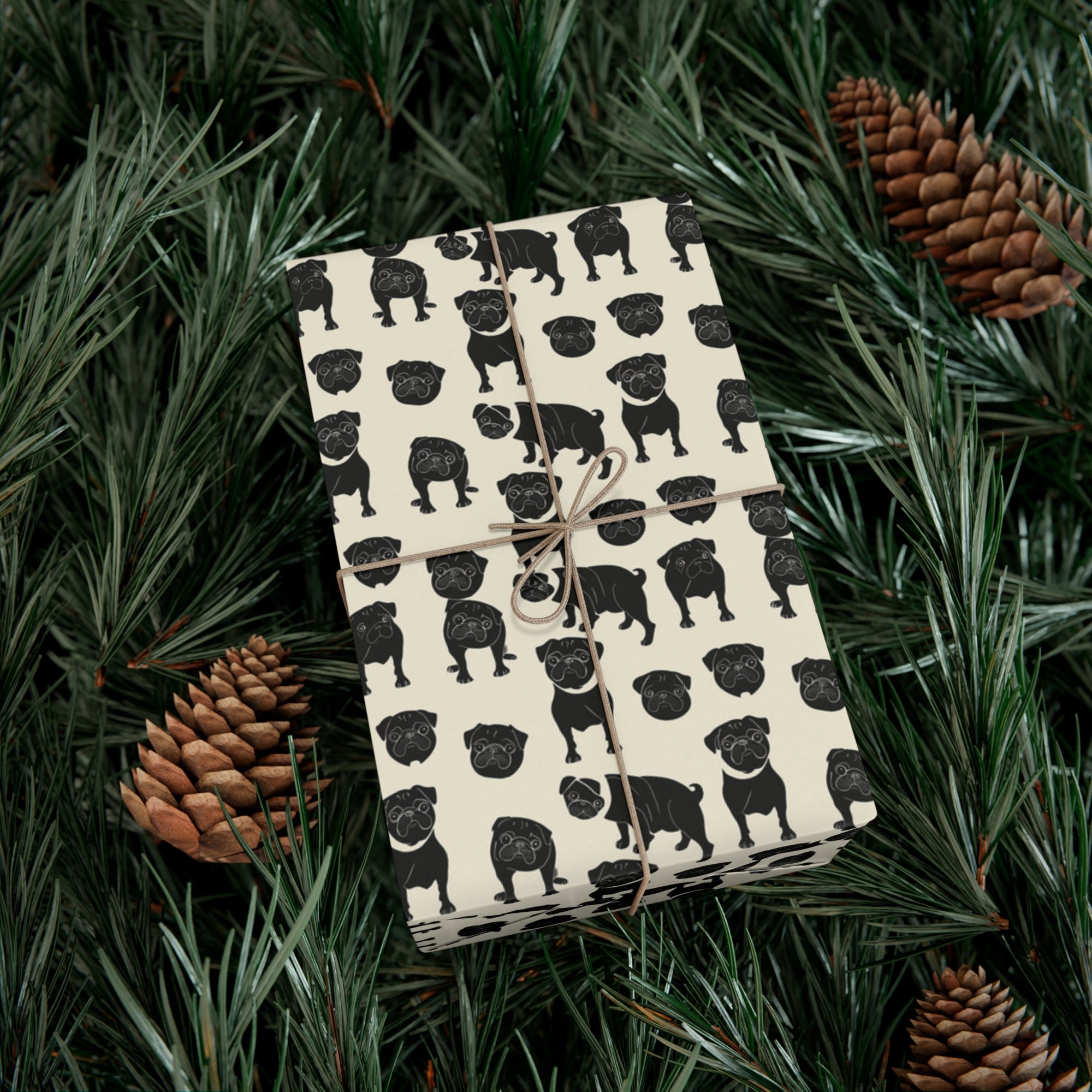 Puggie Pout Perfection Gift Wrap Papers