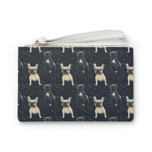 Frenchie Celestial Soar Clutch Bag