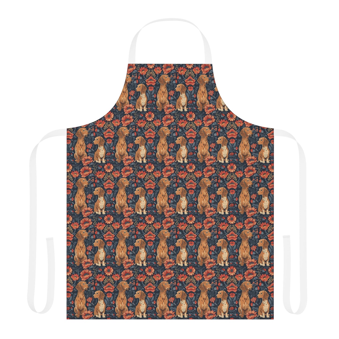 Floral Pawsome Dachsund Delight Apron