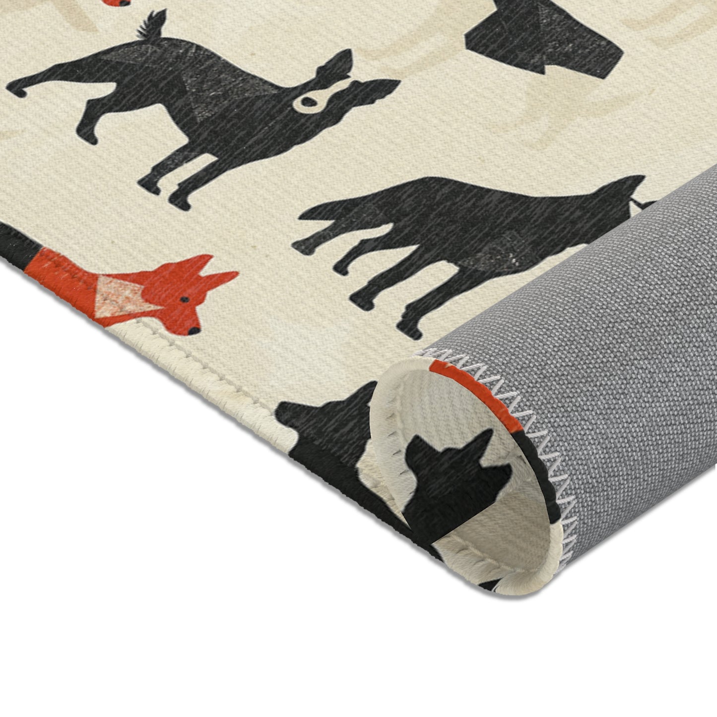 Modern Shepherd Chic - German Shepherd Area Rug