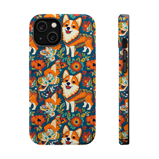 Corgi Carnival Couture Magnetic Tough Cases