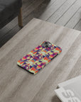 Glitchy Bulldog Blitz Slim Phone Cases