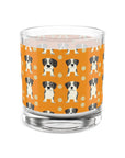 Boxer Blissful Chic Canine Rocks Glass