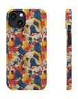 Bloom Pup Frenchietastic Splatter Slim Phone Cases