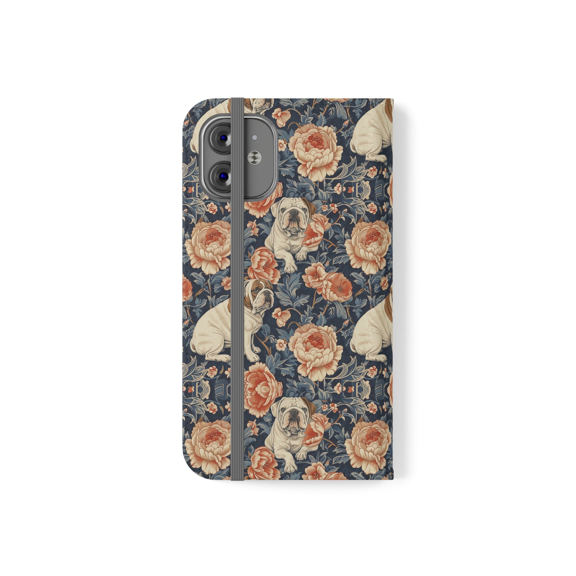 Blooming Bulldog Beauty Flip Cases