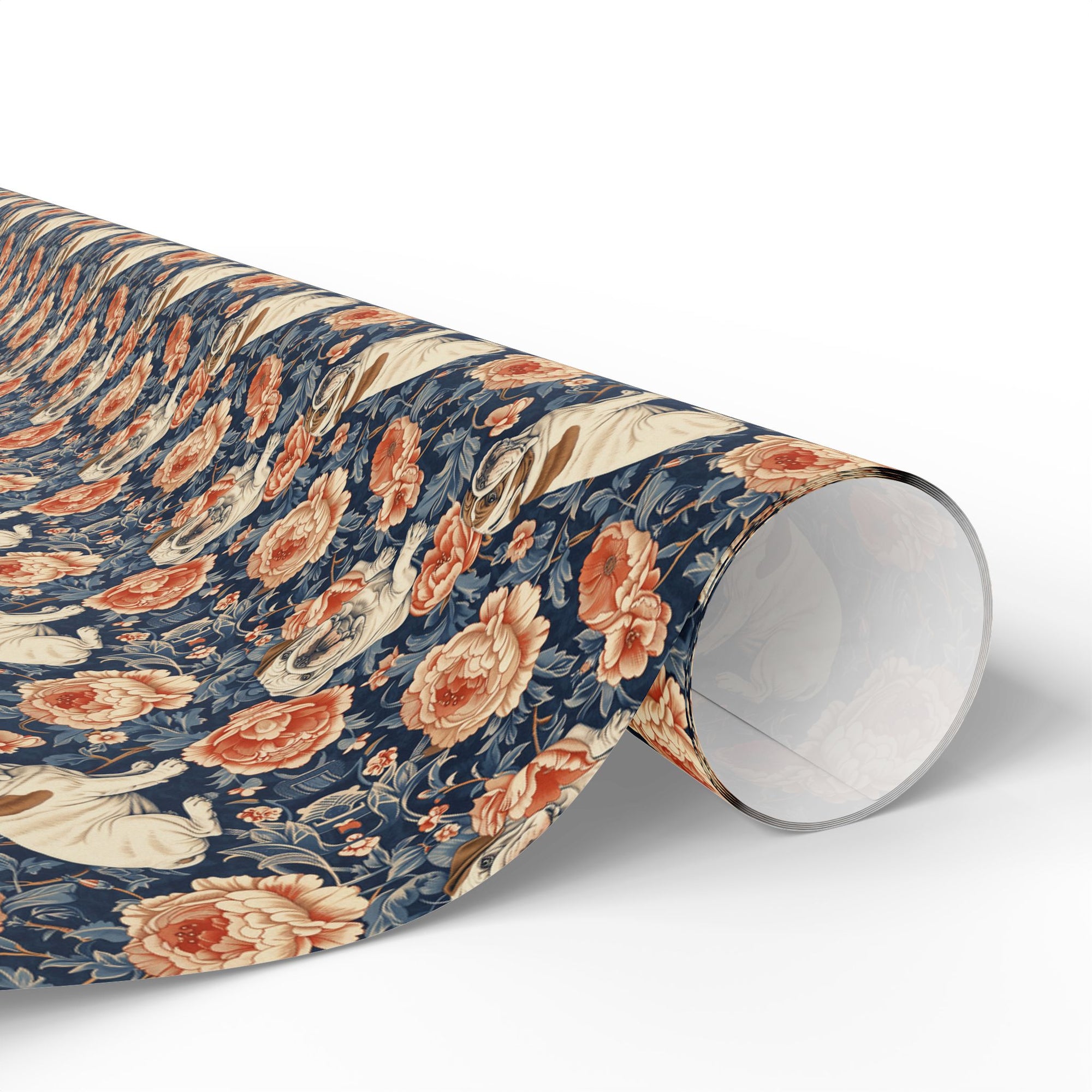 Blooming Bulldog Beauty Wrapping Paper