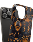 Modern Rottweiler Royalty Slim Phone Cases