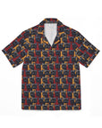 Chic Canine Checkmate - Frenchie Edition Men's Hawaiian Camp Shirt