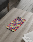 Glitchy Bulldog Blitz Slim Phone Cases