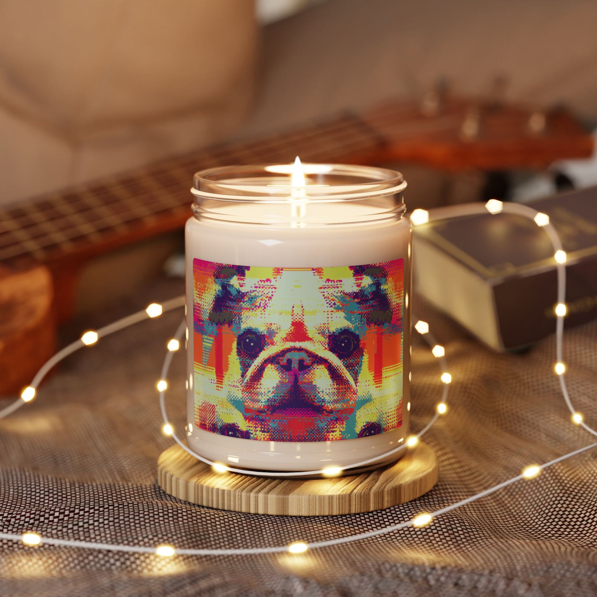 Glitchy Bulldog Blitz Scented Soy Candle