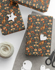 Dazzling Dachsund Blossoms & Foliage Wrapping Paper