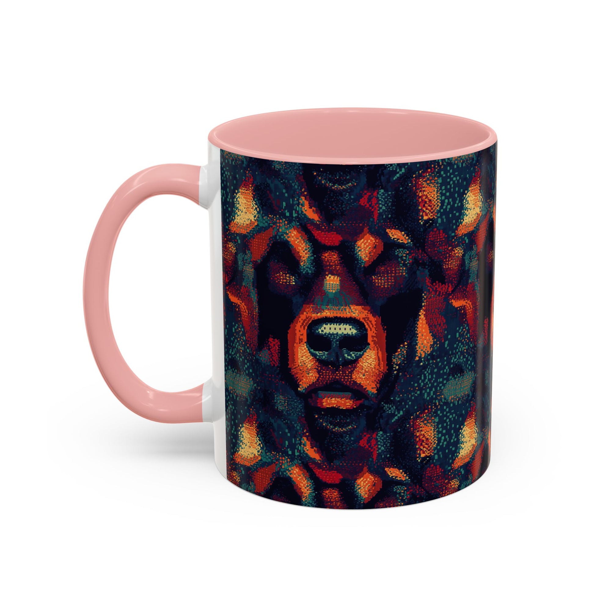 Rustic Rottie Charm Accent Coffee Mug