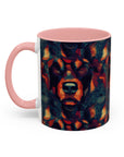 Rustic Rottie Charm Accent Coffee Mug