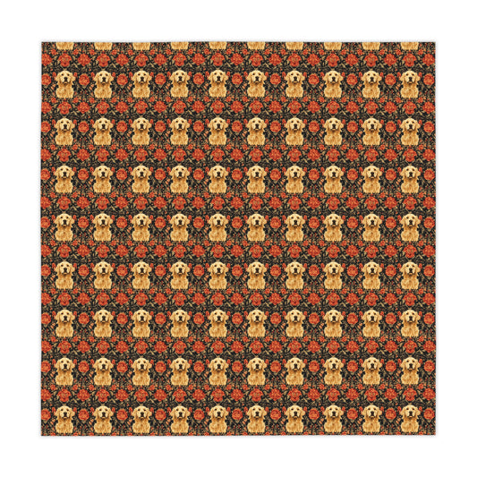 Golden Pawsatronic Tapestry Tablecloth