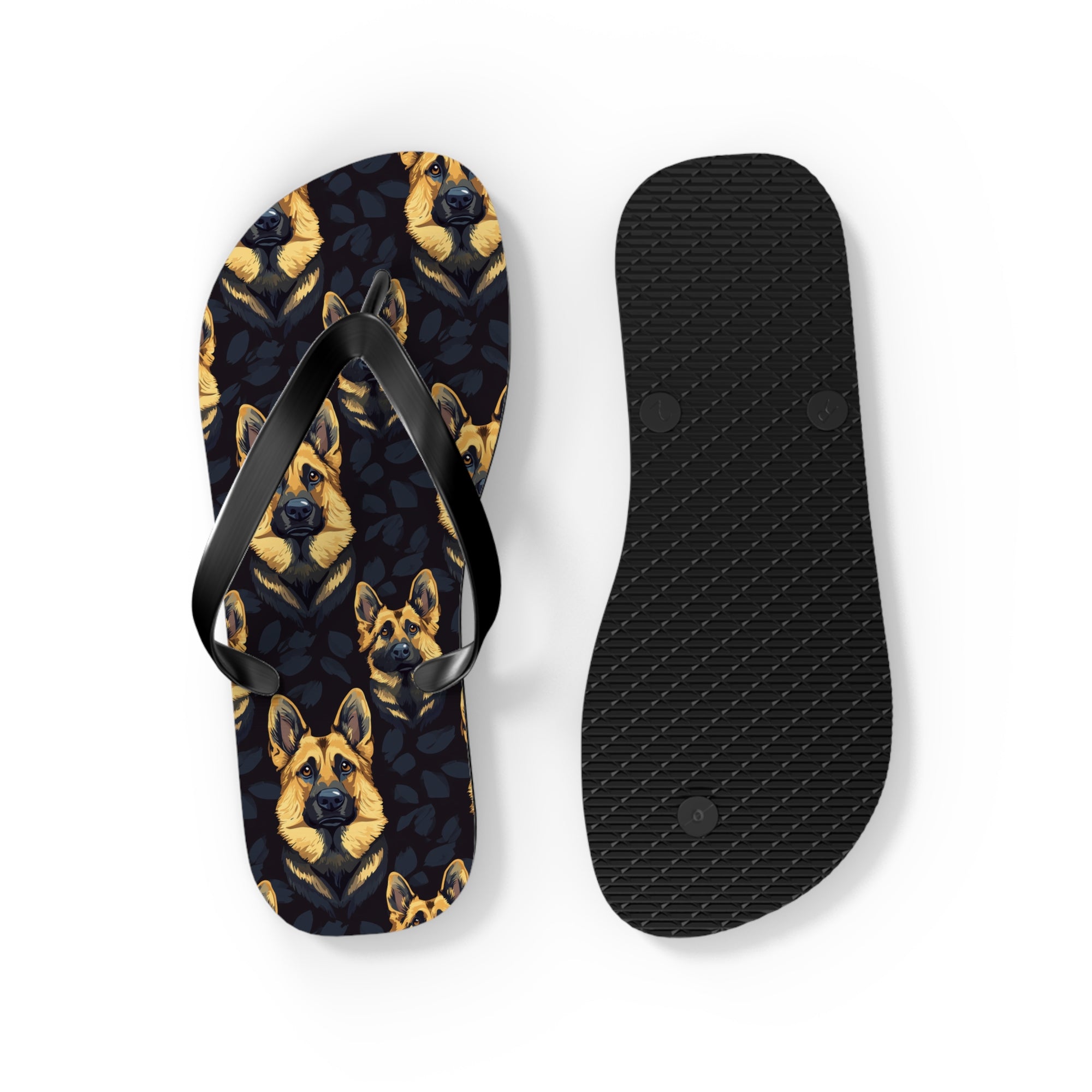 Majestic Hound Couture: German Shepherd LuxeBlend Flip Flops