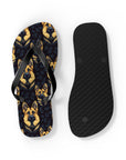 Majestic Hound Couture: German Shepherd LuxeBlend Flip Flops