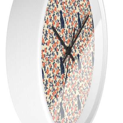 Bloomiful Lab Bouquet Wall Clock