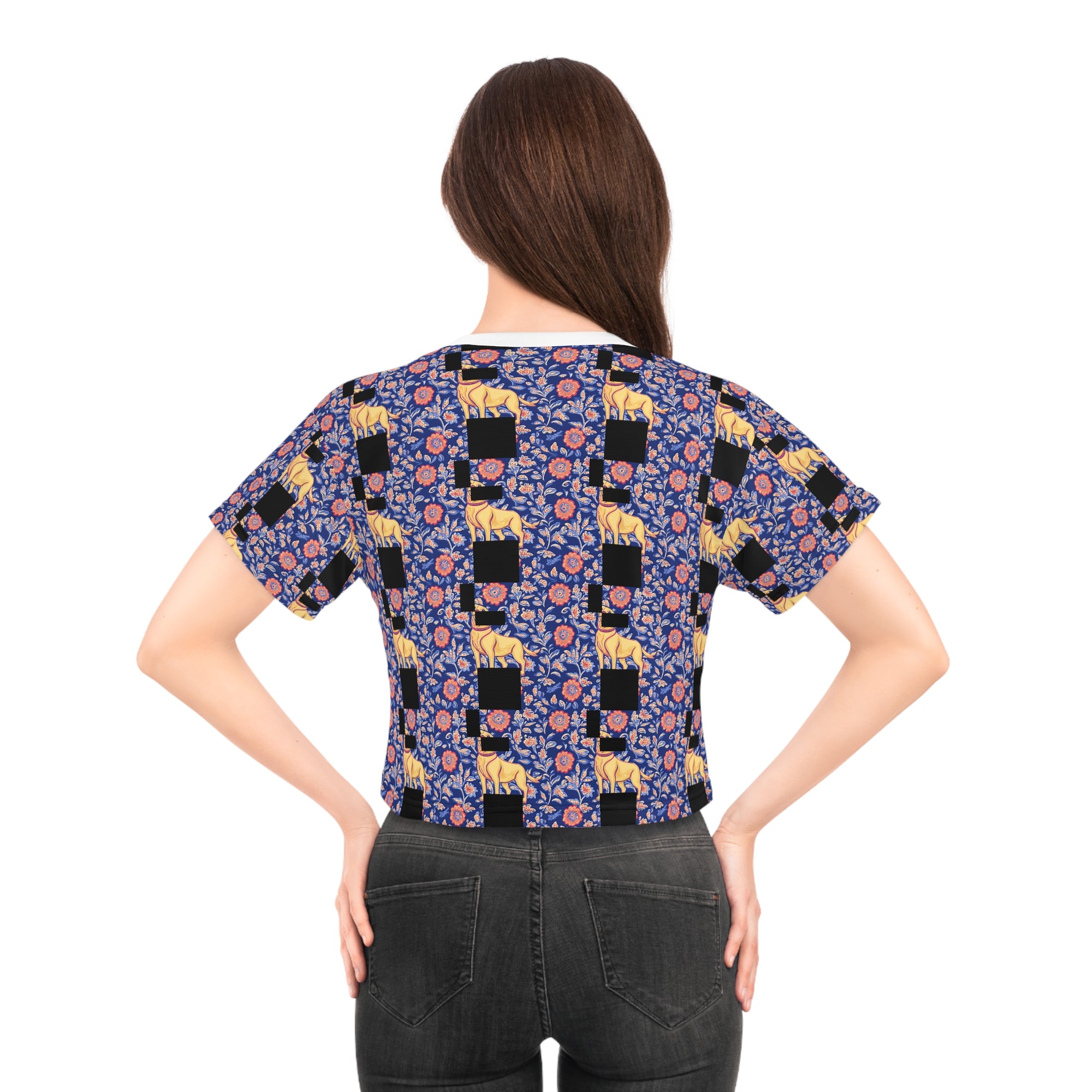 Bloomtastic Lab Petal Parade Crop Tee