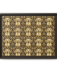 Royal Pawsitivity Labs Matte Canvas, Framed