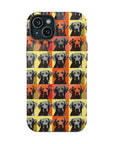 Whimsical Warhol Labrador Magnetic Tough Cases