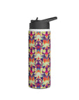 Glitchy Bulldog Blitz Stainless Steel Water Bottle