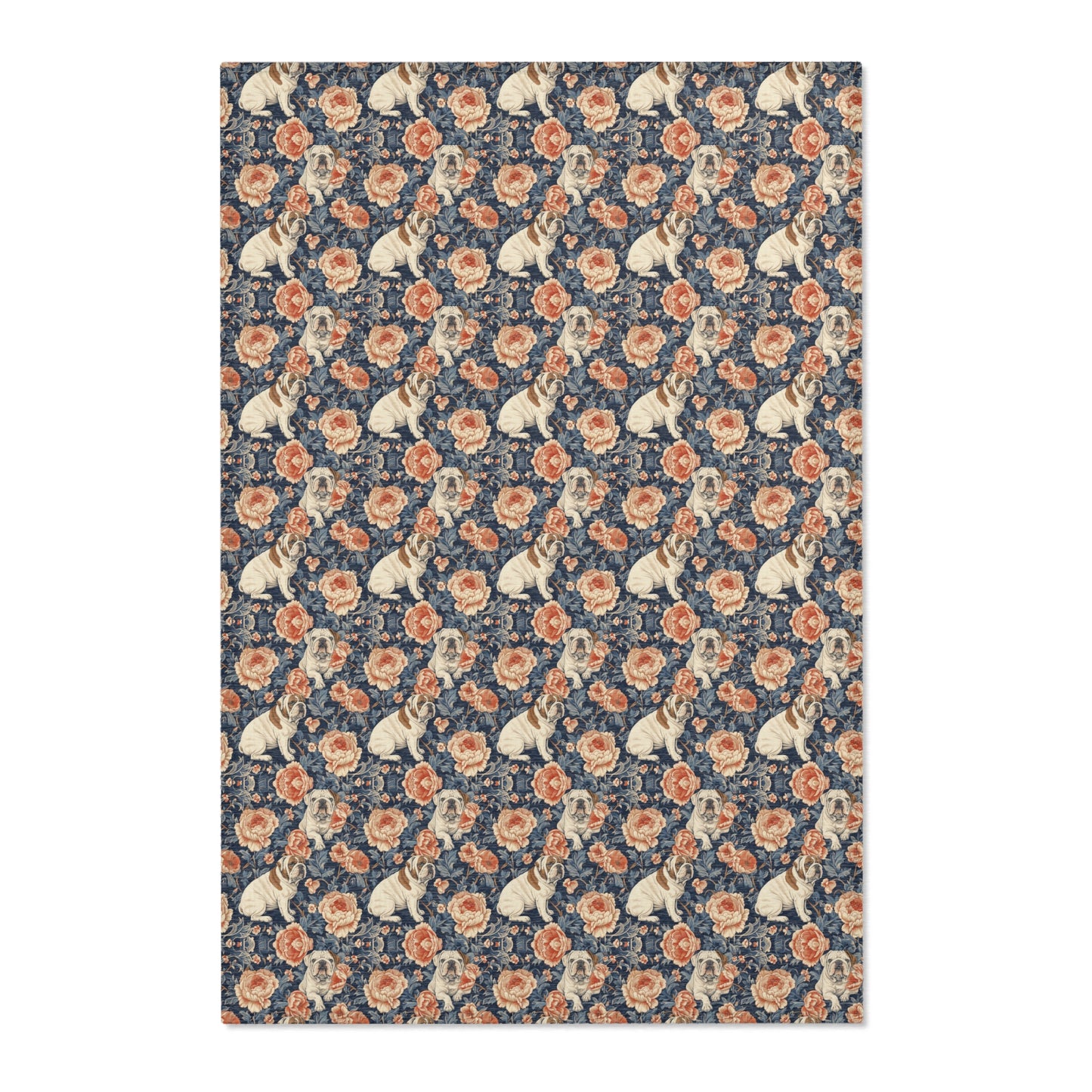 Bulldog Elegance Heritage Rug- William Morris Inspired Area Rug