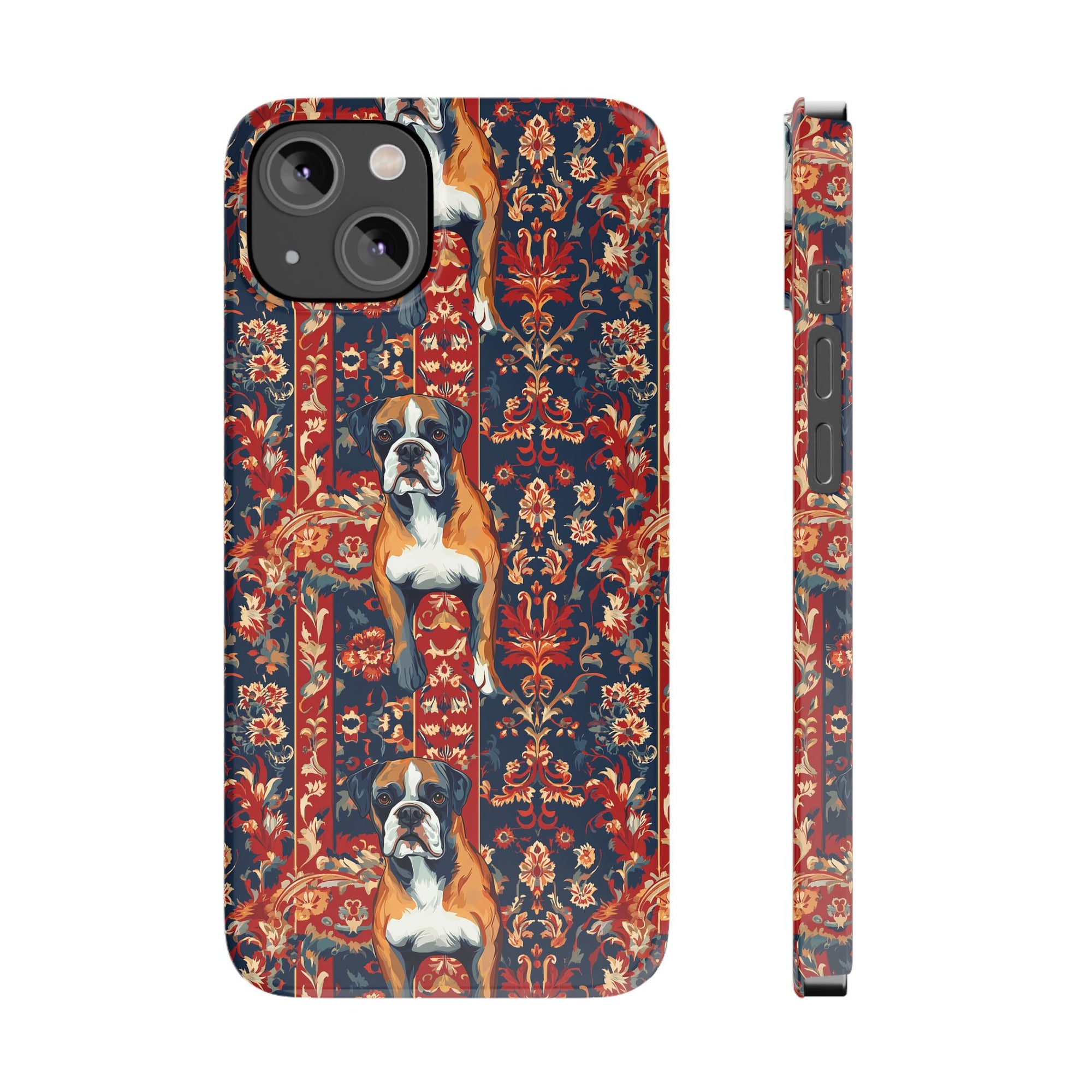 Boxer Blossom Tapestry Delight Slim Phone Cases