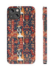 Boxer Blossom Tapestry Delight Slim Phone Cases