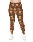 Golden Pawsatronic Tapestry Plus Size Leggings