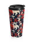 Bulldoggy Bliss Chomper Stainless Steel Travel Mug