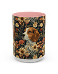 Beagle Blossoms Accent Coffee Mug