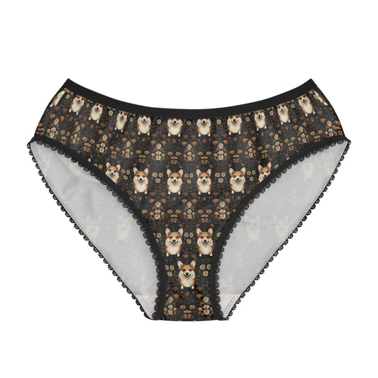 Nighttime Corgi Glow Stride Women's Briefs