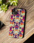 Glitchy Bulldog Blitz Slim Phone Cases