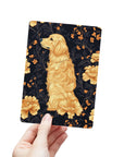 Golden Paws Floral Frenchie Postcards