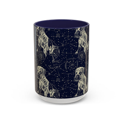 Celestial Boxer Bliss Accent Coffee Mug