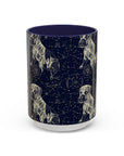 Celestial Boxer Bliss Accent Coffee Mug