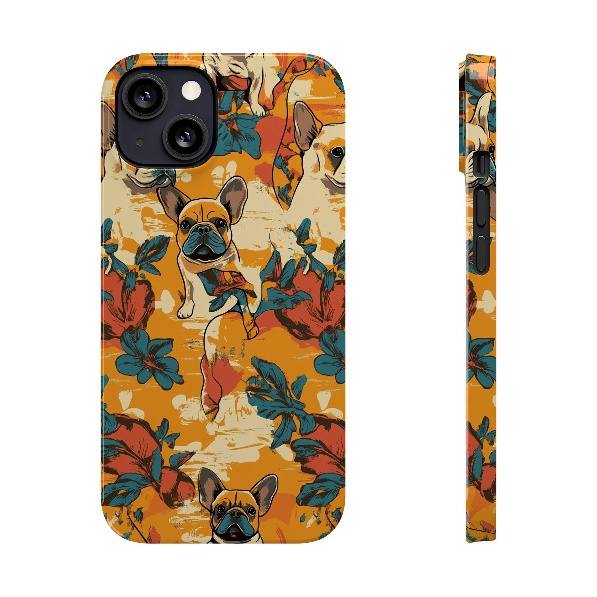 Frenchie Glow-Up Galore Slim Phone Cases