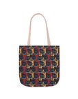 Chic Canine Checkmate - Frenchie Edition Canvas Tote Bag