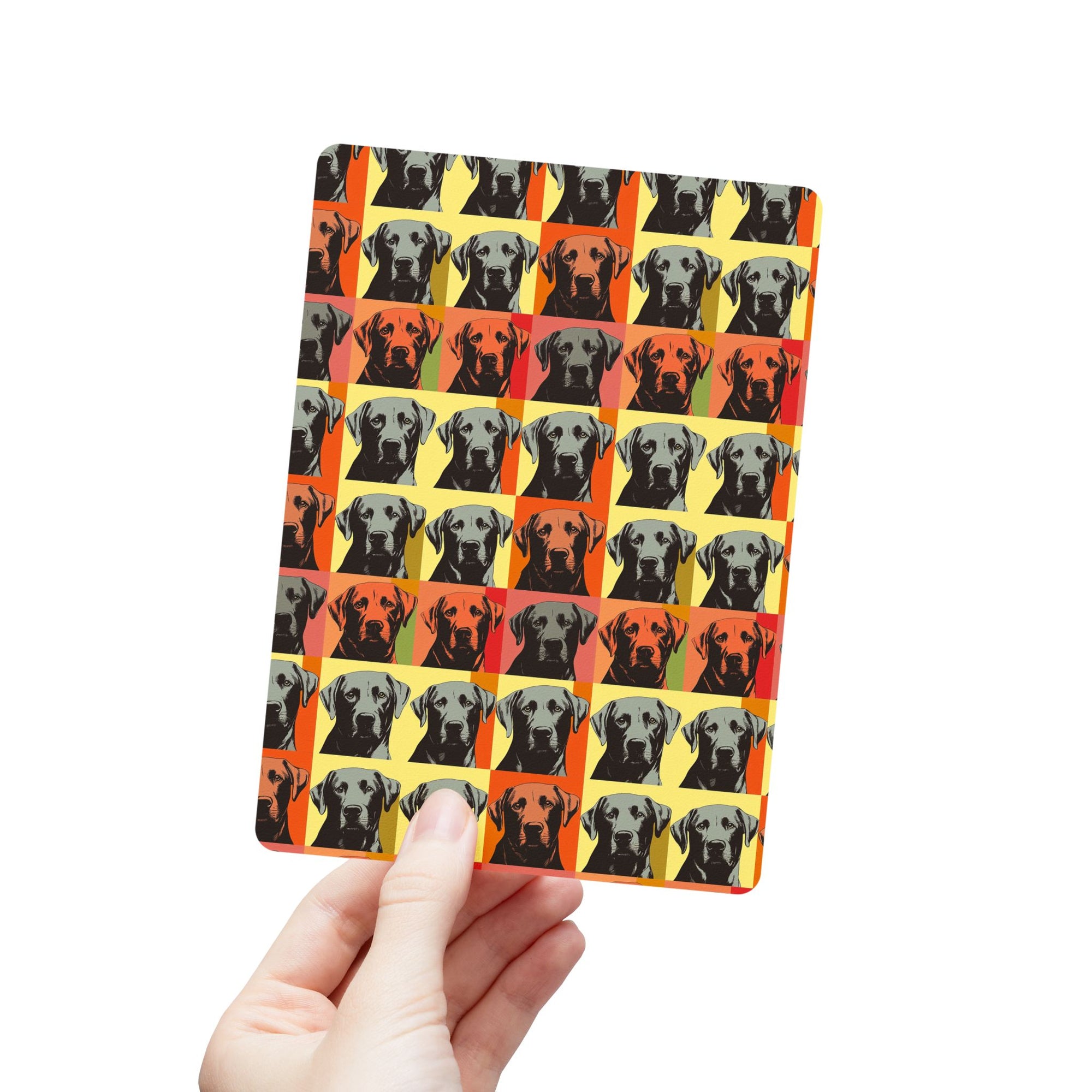 Whimsical Warhol Labrador Postcards