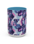 Funky Geometric Boxerista Accent Coffee Mug