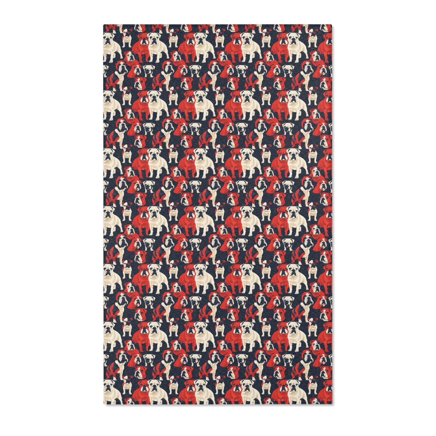 Modern Bulldog Bash - Fun Area Rug