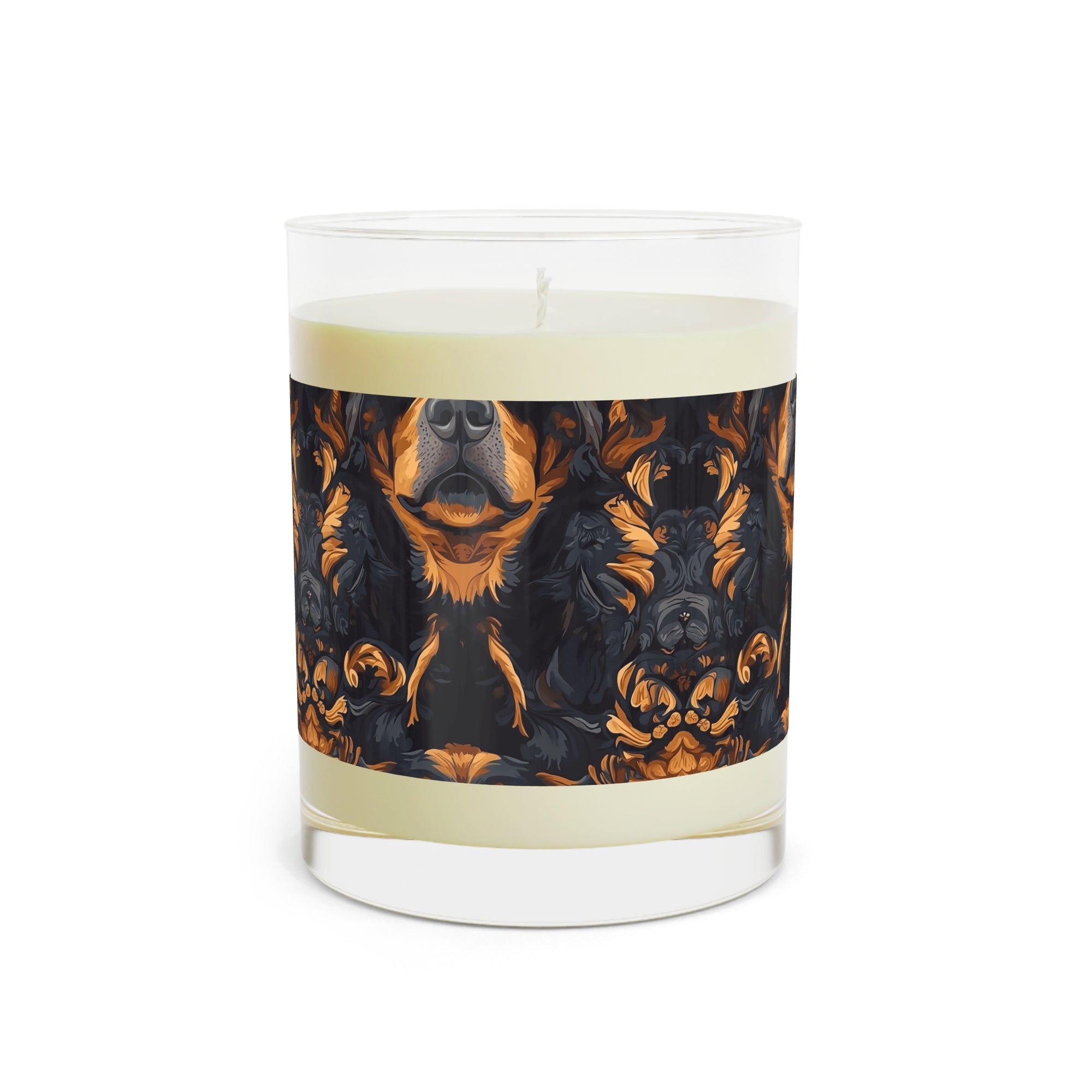 Modern Rottweiler Royalty Scented Candle