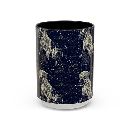 Celestial Boxer Bliss Accent Coffee Mug